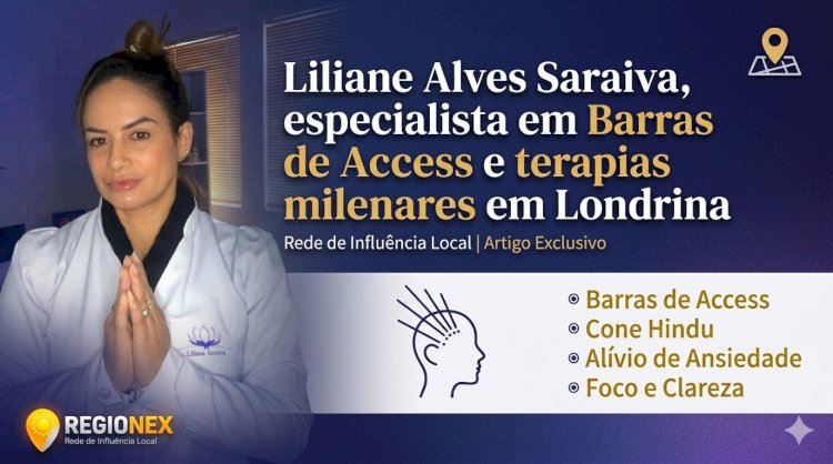 Liliane Alves Saraiva explica como técnicas milenares combatem a exaustão emocional em Londrina