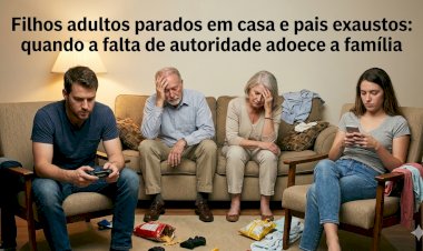 Filhos adultos parados em casa e pais exaustos: quando a falta de autoridade adoece a família