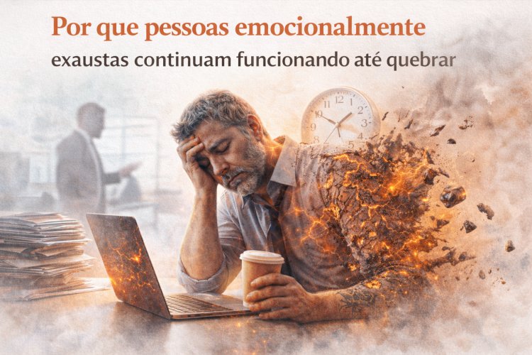 Por que pessoas emocionalmente exaustas continuam funcionando até quebrar